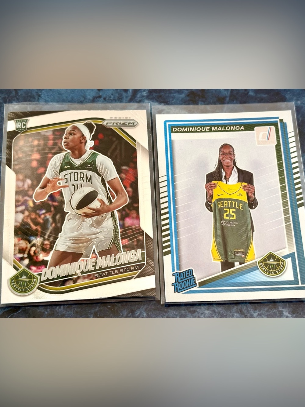 Dominique Malonga Rookie Basketball Cards Seattle Storm